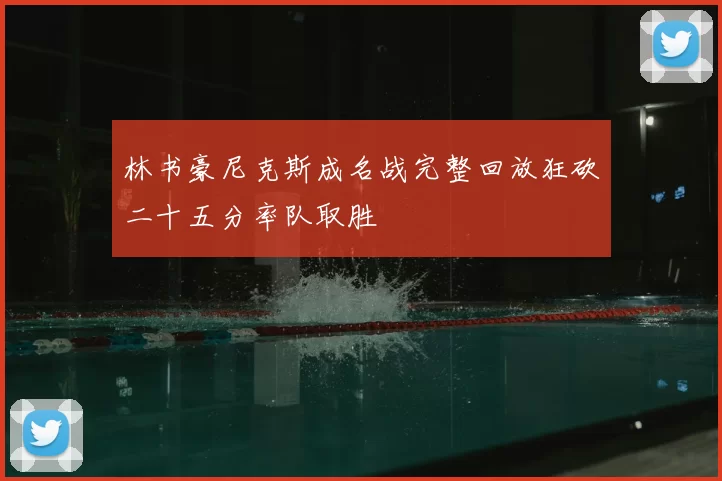 林书豪尼克斯成名战完整回放狂砍二十五分率队取胜