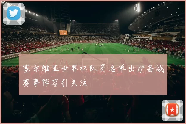 塞尔维亚世界杯队员名单出炉备战赛事阵容引关注