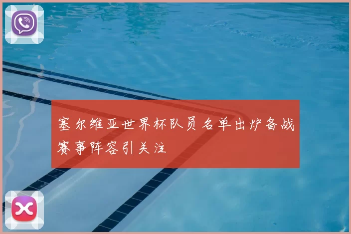 塞尔维亚世界杯队员名单出炉备战赛事阵容引关注