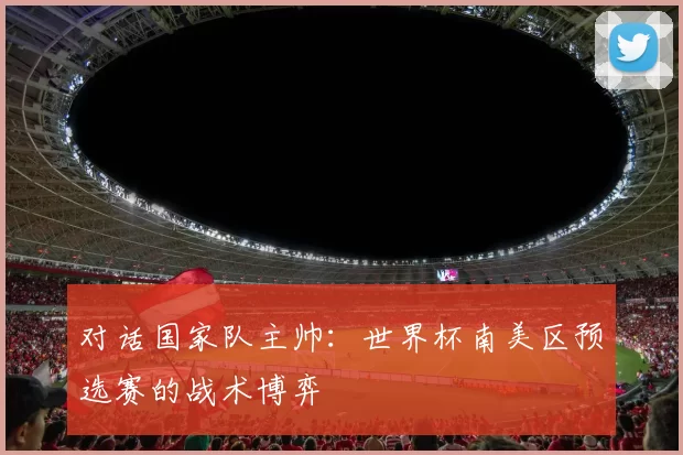 对话国家队主帅:世界杯南美区预选赛的战术博弈